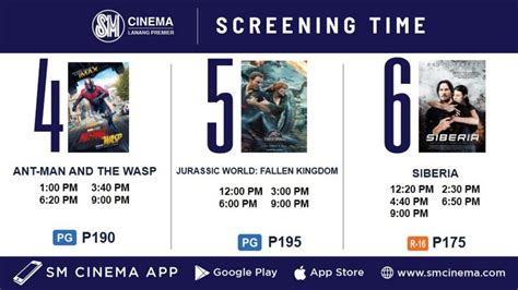 SM Lanang Premier Cinema Movie Schedule .